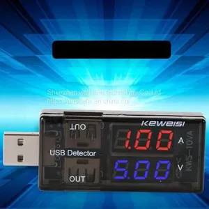 Keweisi Dual Out Port USB Current Voltage Tester Phone USB Detector thumbnail-2