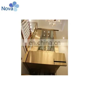 Home Elevator Small Villa Indoor Elevator Outdoor Customize Stainless Steel Passenger Elevator thumbnail-1