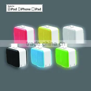 MFi Certified Travel Home Wall Charger Adapter for IPhone With 3.3 Feet MFi Certified 8-Pin to USB Charging Cable thumbnail-1