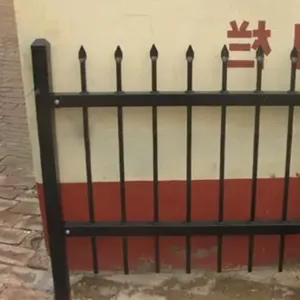 Weather-Resistant Wrought Iron Garden Fence | Low-Maintenance Tubular Steel Security thumbnail-1