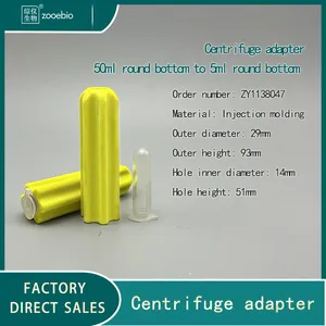 Centrifuge Adapter 50ml Round Bottom to 15ml/10ml/5ml/1.5ml Centrifuge Rotor Capacity Conversion thumbnail-2