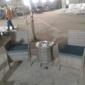Factory Directly Supply Modern Rattan Garden Set Party Used Beer Iced Set With Waterproof Cushion thumbnail-4