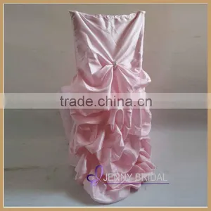 C001R Made-in-China Good Quality Satin Wholesale Wedding Chair Covers for Sale thumbnail-3