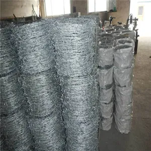 Factory Direct Supply of Reverse Twist Barbed Wire Mesh for Industrial Use thumbnail-4