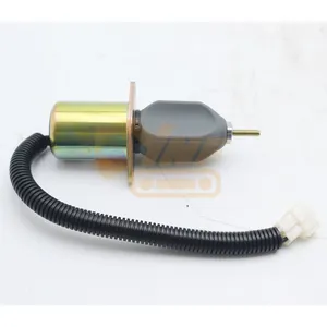 Fuel Stop Solenoid 425-36117 1753ES-12A3UC5B1S1 for 4TNE106 106T Engine SL7600 SL7800 Skid Loader thumbnail-2