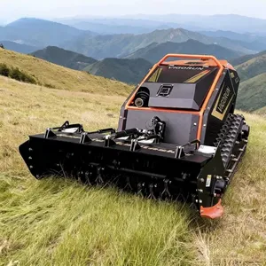 Engine Robot Grass Cutter Dual 48V 1500W Brushless Motors Cutting Width 1000mm Remote Control Crawler Lawn Mower Vigorun thumbnail-2