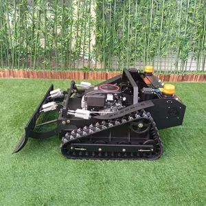 Hybrid Self-Powered Dynamo Blade Rotary Remote Control Lawn Mower on Tracks thumbnail-3