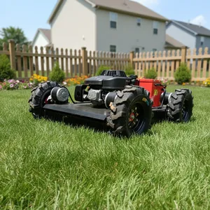 VTW550-90 Remote Controlled Wheel Mower 0-6km/h Speed E-Start 90kg Lightweight RC Grass Cutter for Orchard thumbnail-3