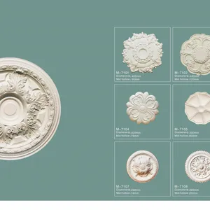 Top Sell Ceiling Panel Ceiling Medallion Pu Decoration Modern Polyurethane Anti-aging Ceiling Decoration Combination thumbnail-3