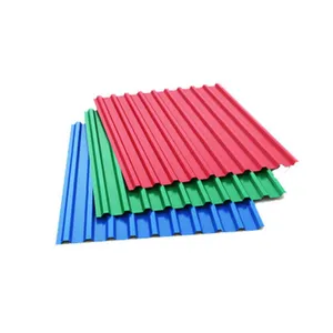 Chinese Manufacturers Supply Color Coated Corrugated Sheet | Custom Profile Size, Standard Export Packing thumbnail-1