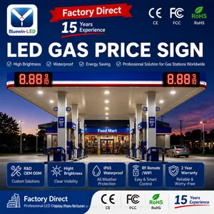 High Visibility 7 Segment Displays Fuel Price Signs thumbnail-1