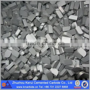 P30 Type A Brazed Tips Solid Carbide Cutting Tips for Lathe Turning Tools thumbnail-1