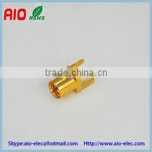 90 Degree Right Angle SMA SMB MCX Male Female for PCB Mount RF Connector thumbnail-5