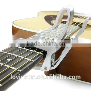 High Quality Aluminium Alloy Colorful Bass Guitar Capo Key Clamp for Student thumbnail-4