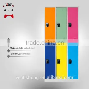 WLS Colorful Design Storage Cabinets 6 Door Steel Shoes Locker thumbnail-1