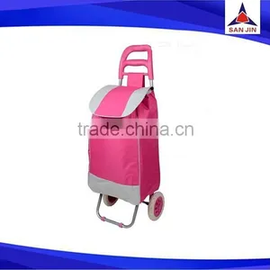 Durable Foldable Grocery Trolley Shopping Bags With Wheels thumbnail-4