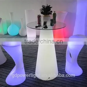 PE Plastic Bar Table With LED Light and Remote Control YXF-50120E thumbnail-2