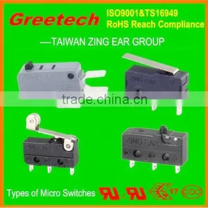 2015 Push Button Micro Switch, 16 125v Micro Switches, Zing Ear thumbnail-3