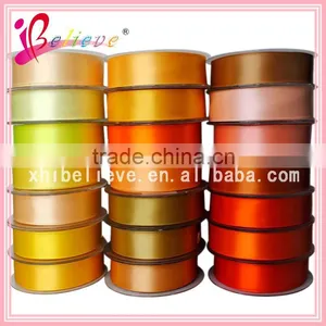 7/8" Polyester Solid Ribbon Wholesale Fancy Bows Made Ribbon Hair Ornament thumbnail-1