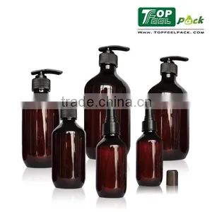 1L Cosmetics Body Lotion Shampoo PET Plastic Bottle thumbnail-1