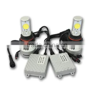 HI/Lo Beam H4, H13, 9004, 9007 3200lm 12v 24v Led Auto Headlight Kit With Copper Metal thumbnail-2