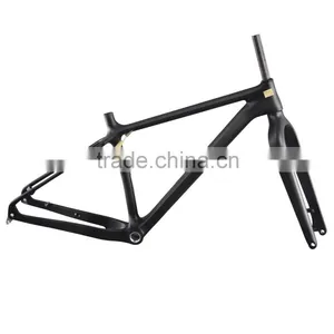 Bicycle Accesories 26er Carbon Snow Bike Frame Fatbike Suspension Fork SN01 thumbnail-2