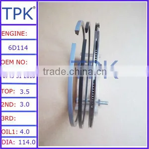 1241748H92,6745-31-2010, for Komatsu S6D114-1 Piston Ring,SA6D114-1, SAA6D114E Piston Ring thumbnail-1