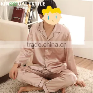 New Fashion Sexy 100% Silk Plus Size Men Sleepwear thumbnail-1