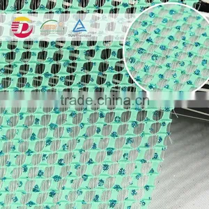 New Design Green Design Shinning Eco-friendly Good Quality Lace Fabric thumbnail-6