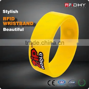 Factory Price Waterproof RFID Silicone Wristband for Swimming Pool Quality Choice thumbnail-1