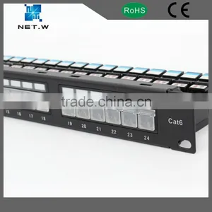 LED Light Cat6 Patch Panel Network, Cat6 Patch Panel 24 Port thumbnail-2
