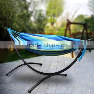 Double Hammock With Space-Saving Steel Stand Summer Outdoor Relax Bag Include thumbnail-5