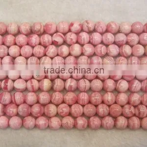 Wholesale AB Grade Argentina Rhodochrosite Round Beads thumbnail-1
