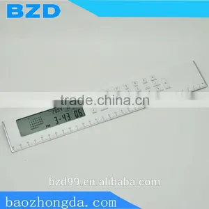 The Best Promotional for School/Office/Household Multi-functional Electronic Ruler With Calculator /Alarm /Clock/Calendar thumbnail-1