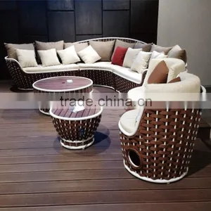 Oudoor Wicker Round Hanging Basket Swing Chair and Bed thumbnail-3