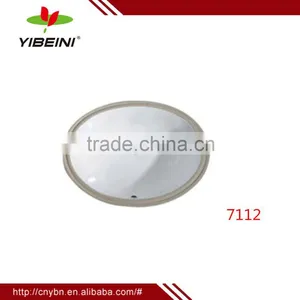Hot Sale White Colour Under Counter Mounted Single Hole Under Counter Wash Basin Design thumbnail-1