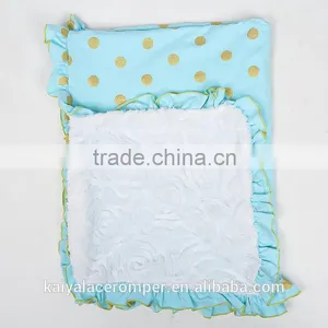 2016 Wholesales Polk A Dot Blankets New Style Breathable Blankets Baby Blankets thumbnail-4