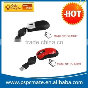 Portable Super Mini Retractable Cute Wired Mouse With Factory Price and Good DHL Shipping Service thumbnail-4
