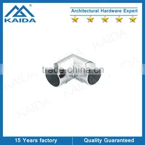 4 Way Connection Stainless Steel Elbow for Round Tube thumbnail-3
