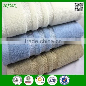 China 70x146cm 420g 16s Siro Spinning Cheap Bath Towels Wholesale With Dobby Border thumbnail-1