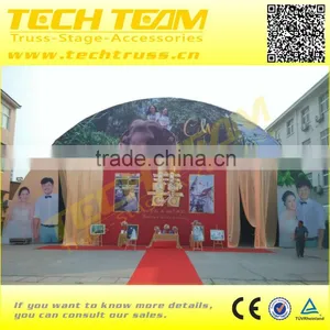 Aluminium Curve Roof Truss Display Outdoor Event Show thumbnail-1