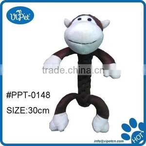 Lovely Monkey Animal Plush Pet Toy thumbnail-1