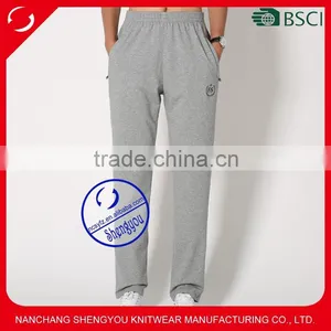 2015 Custom Mens Sport Jogger Pants Grey Color Wholesale Sweatpants thumbnail-1