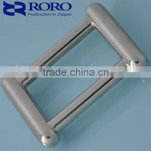 RORO119205 White Gold Shiny Nickle Apparel Buckle thumbnail-1