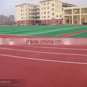 High Quality Low Price IAAF Certification Compound Running Track, Sandwich System Sports Running Track thumbnail-5
