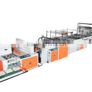 Servo Motor Driven Full Auto Garbage Bag Making & Folding Machine for T-Shirt Style & Flat Style thumbnail-5