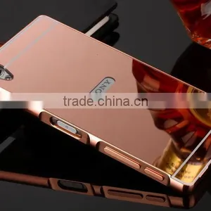 High Quality Luxury Mirror Cover Bumper Phone Case For Sony Z5P thumbnail-5