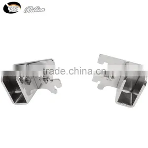 Thick Steel Square Oval Pipe Bracket Pipe Connectors Tube Fitting thumbnail-1