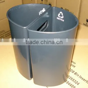ABS Fire Resistant Plastic Twin Dustbin for Hotel thumbnail-1