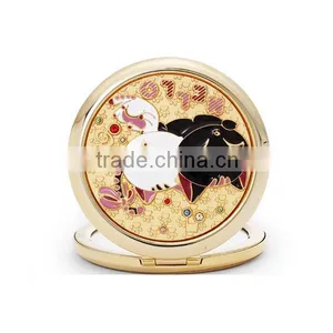 Personalized Cat Pocket Mirror Cosmetic Mirror thumbnail-2